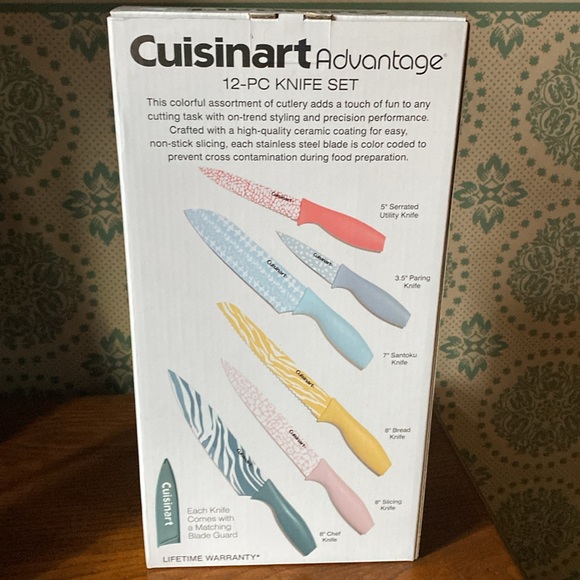 New, unopened Cuisinart Advantage 12 piece knife set - Picture 5 of 7